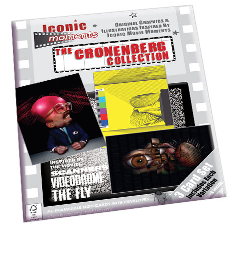 David Cronenberg 3 Card Set £9.99 Includes The Fly, Videodrome, Scanners Cards